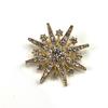 Gedi Star Brooch: Japanese & Korean Eight-Pointed Diamond Snowflake Pin for Women