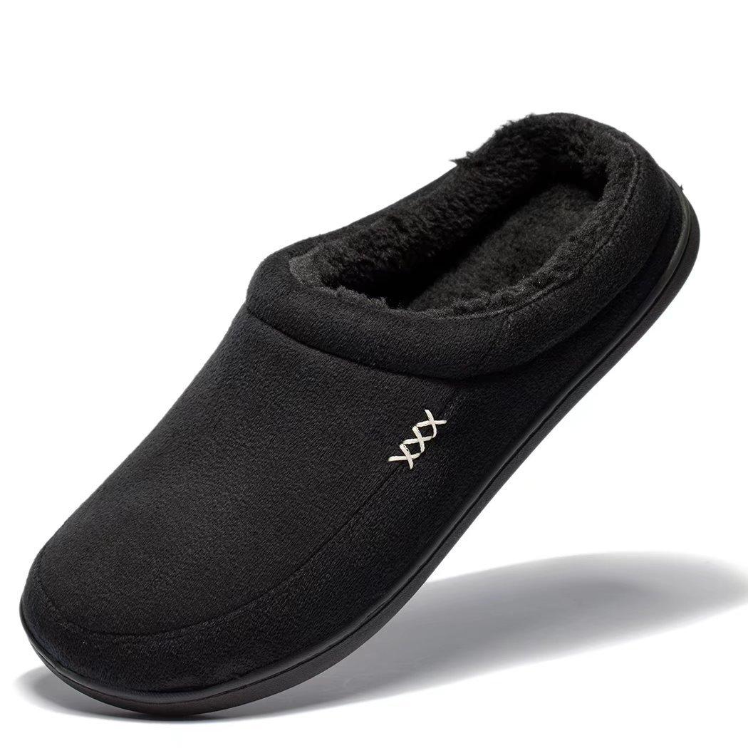 

Newdenber Комнатные Зимние Сандалии Тапочки, Обувь, Меховая подкладка, Тепло, Меховая отделка Сабо, (24,5 см, Черный, измерение_24_точка_5_сантиметра) чёрный