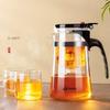 Teapot With Infuser Thickened Glass Heated Resistant Tea Pot One-button Filtering Tea Separation Kettle Tea