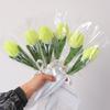 5pcs Handmade Artificial Tulip Bouquets Home Decor Artificial Flowers  Valentine's Day Gift