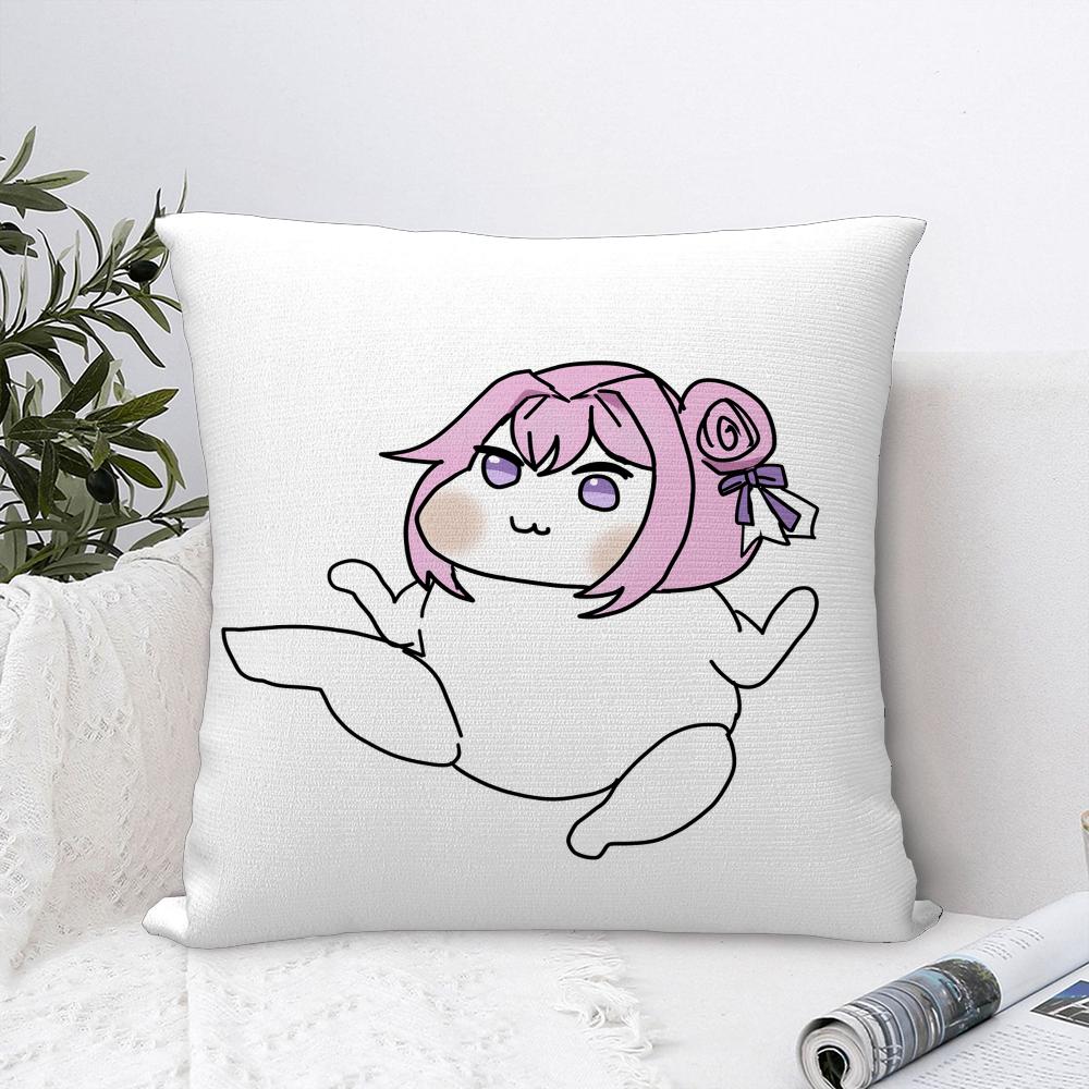 N-Nikke DORO Doll Anime Pillow Case Sofa Decorative Home Double-sided Print Plush Square Throw Pillow Covers Cushion Decor Cover