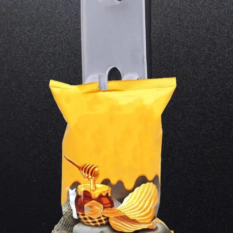 1/10 buc Benzi de plastic pentru agățat gustări Magazin Gustări Suport de afișare cu cârlige Raft de supermarket Merchandising Depozitare Bandă cu clips