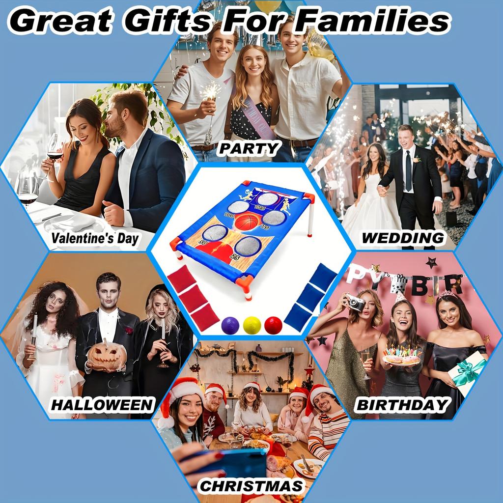 Bag Toss Game Bean Bag Party Supplies Toss Game Fun Interactive Indoor Tossing Play Camping Family Activities for Backyard