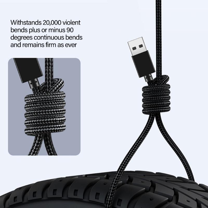 Mini USB Cable Fast Speed Mini USB Cable Fast Speed Transfer Cable Nylon Braided Cord for Fast Data Transfer & Charging