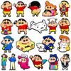 Crayon Shin-chan Crocs Charms Set: 20 Stylish Shoe Accessories, DIY Soft Rubber PVC Buckles