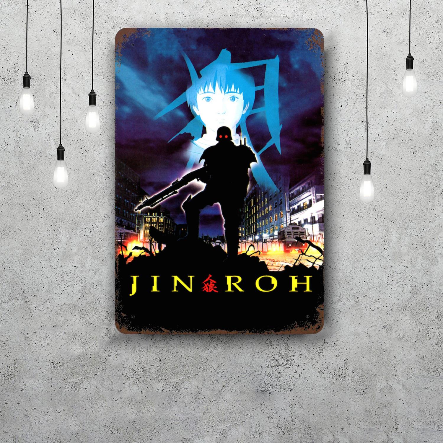 

jinroh Movie Vintage Metal Tin Signs Posters Decor Retro Metal Plaque Wall Art Decor for Garage Bar 20x30cm（7.8x11.8inch）