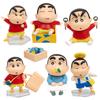 Crayon Shinchan Pvc Figure Set With Blind Box Display For Collectors And Kids