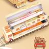 Capybara Pencil Case Bus Shape Stationery Organizer New Stationery Storage Box  Students