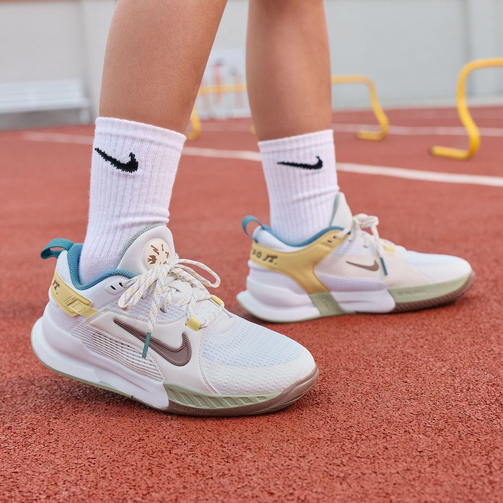 Nike Crosscourt GS White Mink Brown Yellow 38.5