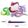 3D Printed Dragon Snake Movable Joint Fidget Toy Figurine Simulation Snake Office Desktop Ornament New Year Gifts Crafts Gift