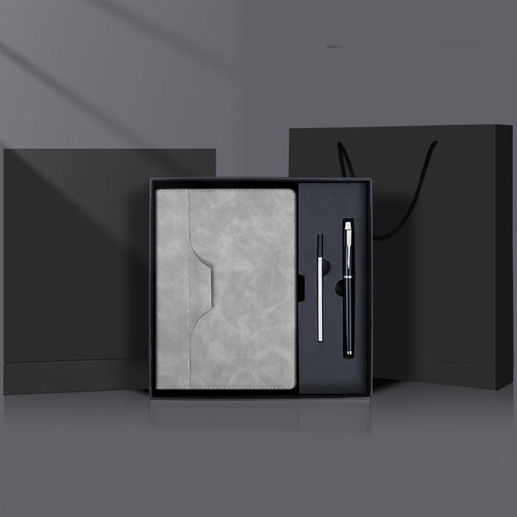 (Logo engraving possible) A5 leather student notebook, diary, work notebook, business meeting record book, subject notes, handbook