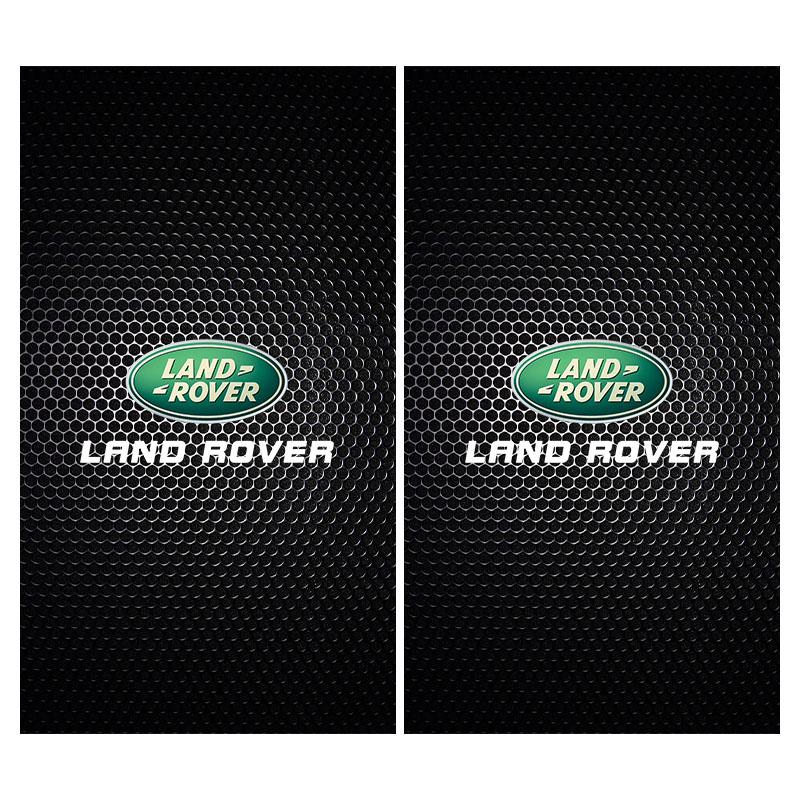 

Эмблема автомобиля Наклейка на центральную стойку Автомобильные декоративные наклейки на дверь для Land Rover SVR Emblem Freelander 3 SVR L320 L330 Defender Range Rover Evoque 2pcs