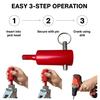 Adaptador de Broca para Macaco de Reboque para Pino de Cabo de 1" Duty Pesado Manivela de Furadeira Elétrica Operação 10x Mais Rápida do Macaco de Reboque com Furadeira Elétrica Compatível
