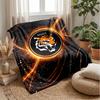 Coperta in Flanella con Stampa Hull City Football, Morbida Calda Leggera Coperta Plaid per Divano Letto Campeggio