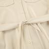 Frühling Herbst Damen Hemden Kleid Elegant Büro Damen Langarm Oberteile Vintage Koreanisch A-Linie Midi Kleider für Damen Bekleidung