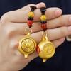 Animals Zodiac Keychain Zinc Zinc Zinc Alloy Car Key Chain Creative Lucky Pendant  Men