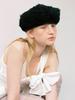 Eosseomnijeu Bowl Beret_Ribbon_Bloom Black
