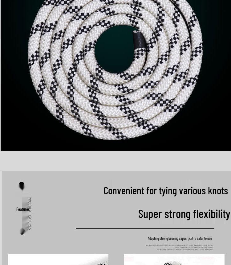 Chuanchuang 10.5mm Static Rope for Climbing, Rappelling, Rescue, and High-Altitude Safety