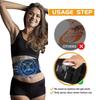 Abdominal Muscle Trainer Belt with EMS Massage, Slimming & Toning Device for Home Fitness, Fat Burner