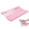 Desk Keyboard Holder with Wrist Rest Comfortable Typing Heightened Base Pink