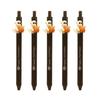 5Pcs Halloween Retractable Gel Pen School Stationery Supplies for Women Student Writing Noting Journaling