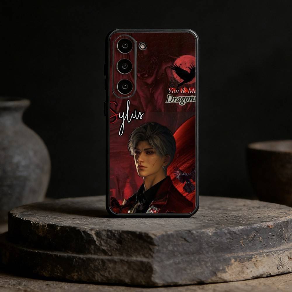 L-Love and Deepspace Sylus Phone Case For Samsung Galaxy A13,21s,22,31,32,52,53,71,72,73,Soft Black Cover