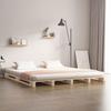 VidaXL Pallet Bed 140x200 Cm Solid Pine Wood 821392