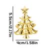 5Pcs Christmas Napkin Rings Set Xmas Tree Ornaments Creative Napkin Buckle Christmas Banquet Home Kitchen Dinner Table Decor