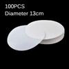 100 Sheets Cup Sealing Paper Film Coffee Tea Milk Drink Packaging Pads Leakproof Paper Film Crimper Round Shape Bottle Sealer