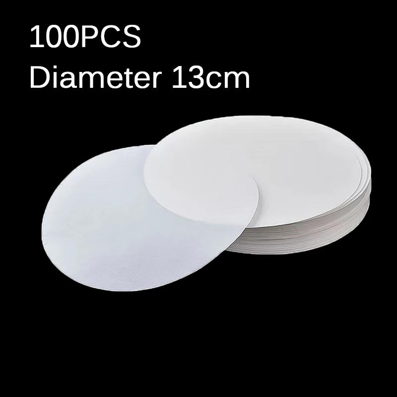 100 Sheets Cup Sealing Paper Film Coffee Tea Milk Drink Packaging Pads Leakproof Paper Film Crimper Round Shape Bottle Sealer