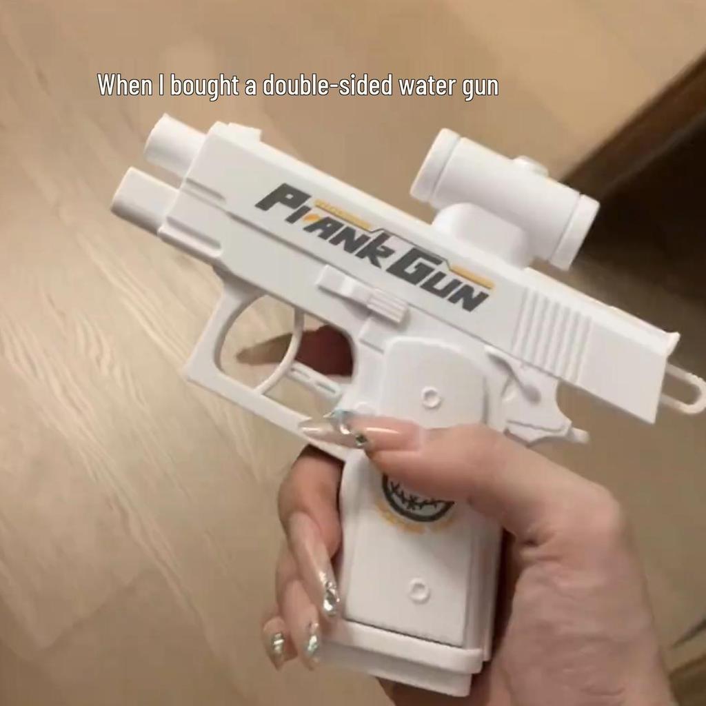 Double-Sided Reverse Water Gun Toy for Summer Beach Fun