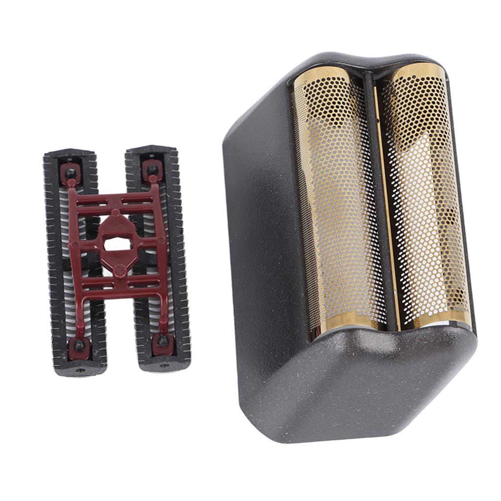 Bartschneider Folienkopf Edelstahl Ersatzfolie und Schneidkopf Zubehör Schwarz und Gold