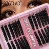 Fluffy Eyelash Extension Kit 30P/40P/50P/60P/80P/100P Eyelash Cluster Thick Eyelash Extension Kit 10-16mm Beginner Makeup