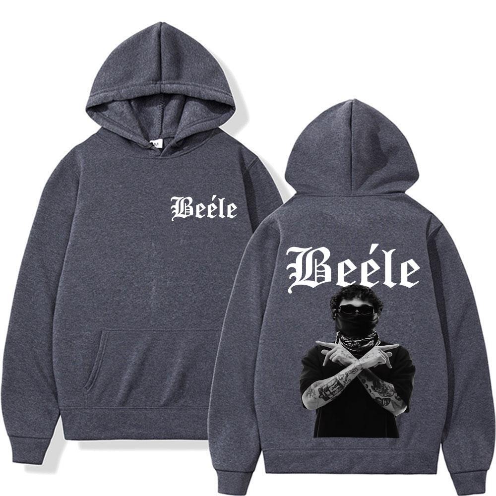 Rapper BEELE Music Album 2025 Merch Hoodie Men Women Vintage Loose Hot Sale Hoodies Oversized High Quality Sweatshirt Streetwear