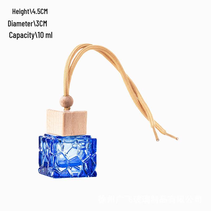 Creative 10ml Aromatherapy Car Perfume Pendant with Lanyard