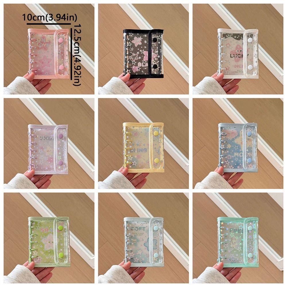 PVC Cover A5 Photo Album Waterproof Idol Card Collect Book Card Protective Case  Office Stationery