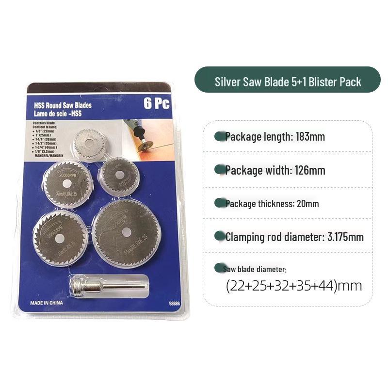 Yun Bei Ya Mini Mesh Circular Saw Blade Pack for Woodworking & Metal Cutting