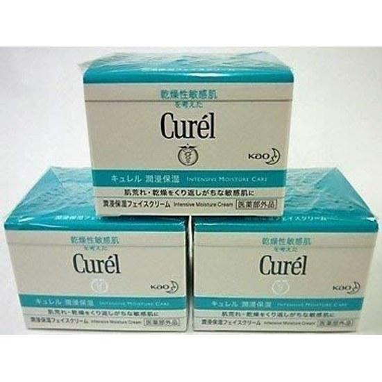 Set Kao Curel Deep Moisture Face Cream (40g) 3 pieces sensitive skin quasi-drug