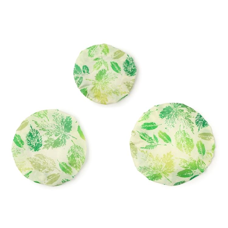 3pcs Elasticated Organic Cotton Beeswaxes Bowl Covers for Bread Proofing Food Freshness Storage Lids Kitchen Accessories