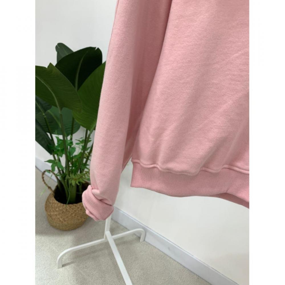 C S In The Room Chani laCe Collar Half Zip SweatShirt 2Color