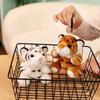Stuffed Keychain Tiger Plush Keychain Paw Holder Tiger Plush Toy  Bag Decoration