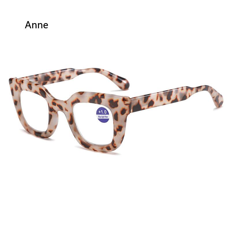 Men Trendy Rivet Reading Glasses Women Vintage Durable Square Frame Eye Glasses Blue Light Blocking Hyperopia Eyewear Óculos