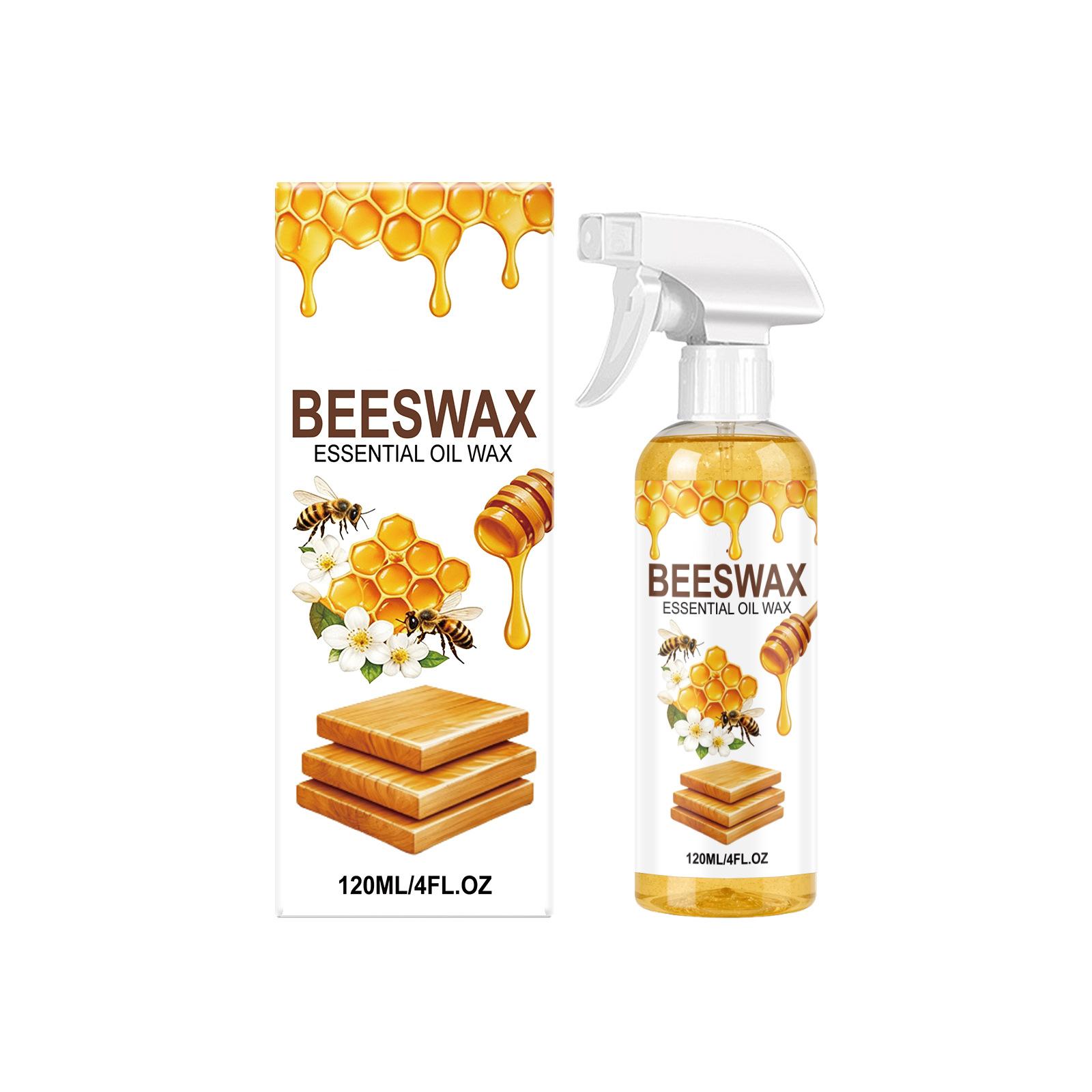 

Beeswax Furniture Polish Spray 120ml Essential Oil Wax for Wood Surface Protection and Shine Maintenance Suitable for Various Wood Types one size білий