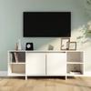 VidaXL TV Stand White 130x35x50 Cm Particleboard 809584