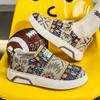 Chaussures pour Hommes Mocassins Skateboard Douces et Confortables Extérieur Été Baskets pour Hommes Résistantes à l'Usure Ventilées Antidérapantes Mode