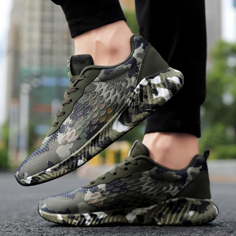 New Summer Hollow Sports Camouflage Couple Shoes Men's and Women's Outdoor Training Shoes Trendy Shoes