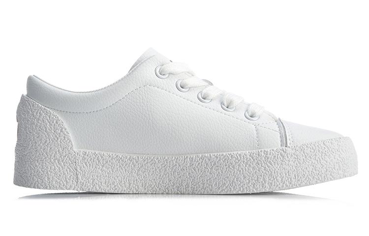 Li Ning Skateboard Shoes Women's Low Top White AGCQ136-2