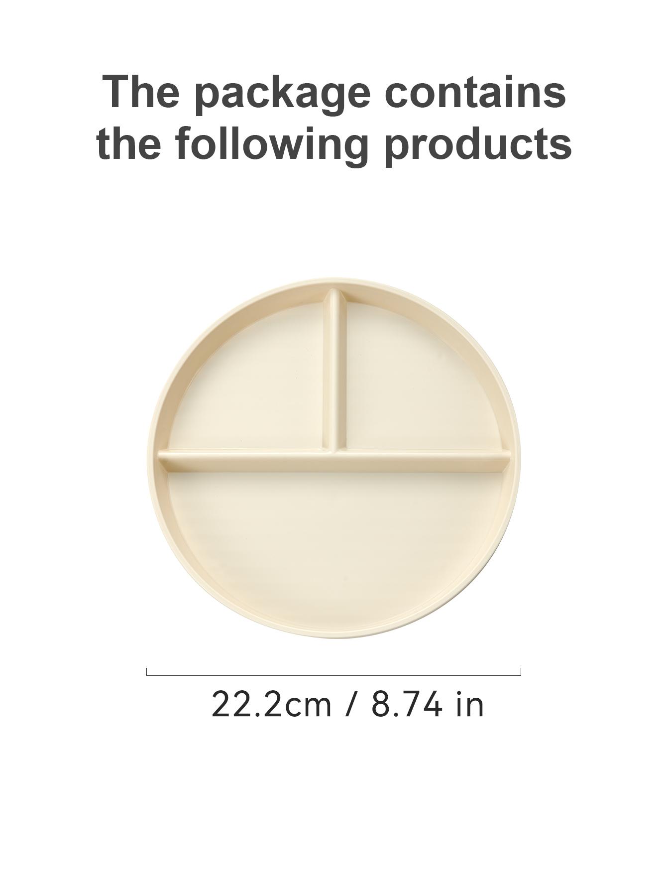 

Порционная контрольная пластина для взрослых женщин, потеря веса, круглая бариатрическая контрольная пластина, многоразовая пластиковая разделенная пластина с 3