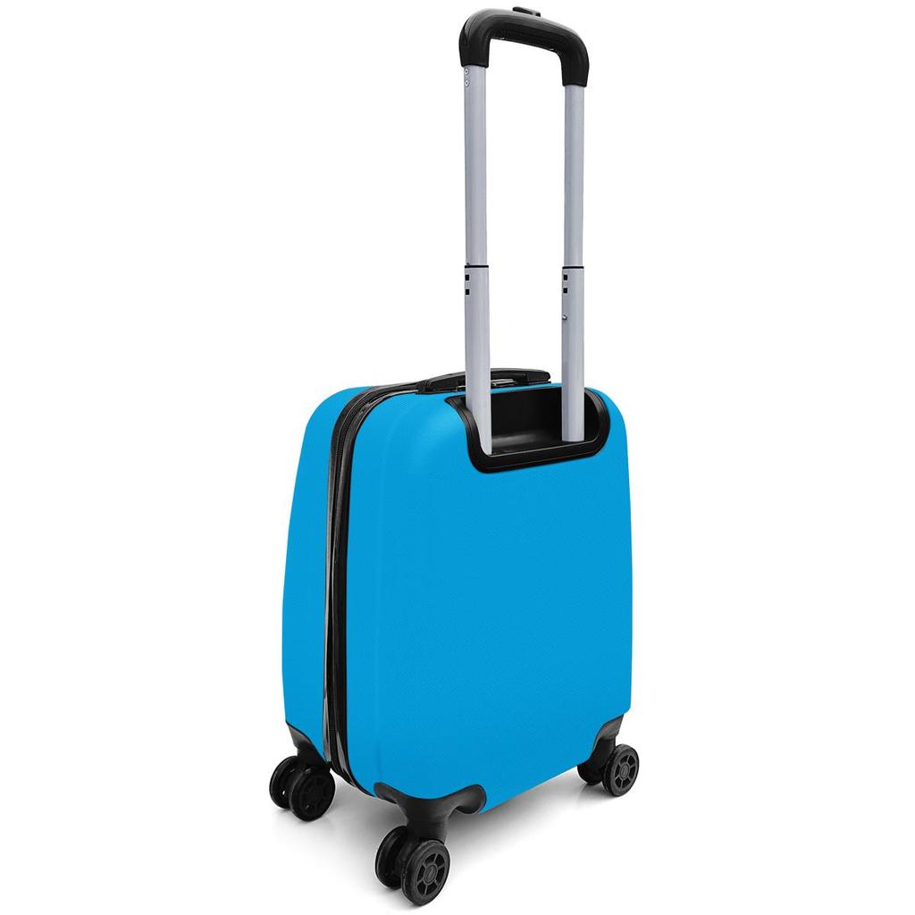coral high Niebieska mini walizka kabinowa 16507