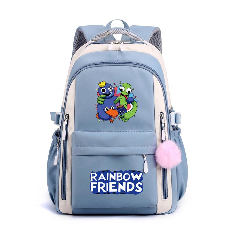 Rainbow Friends School Bag Children S Backpack Elementary School Students Grade 3 To 6 Male And Female Junior High School Students Campus Backpack